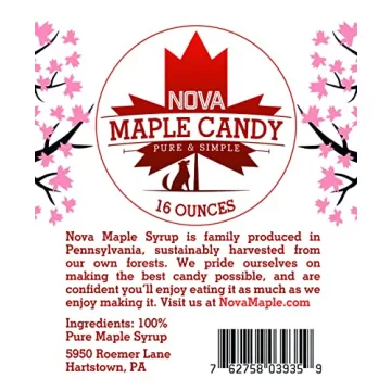 Delicious Pure Maple Syrup Candy for Gifting and Indulging