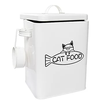 Vumdua Dog and Cat Food Storage Container - Stylish Airtight Storage with Scoop