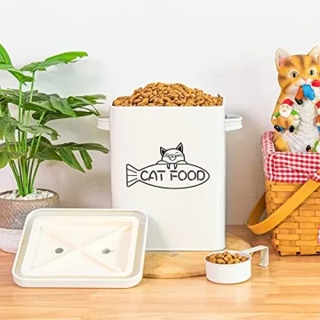 Vumdua Cat and Dog Food Storage Container with Scoop