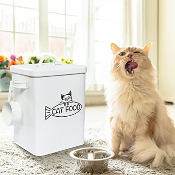 Vumdua Cat and Dog Food Storage Container with Scoop