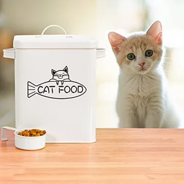 Vumdua Cat and Dog Food Storage Container with Scoop