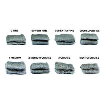 Red Devil 3332 Steel Wool Multi-Grade Pack, 6 Pads, Gray, 6 Count