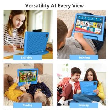 NOBKLEN Kids Tablet 10 Inch - Fun Learning Device for Kids