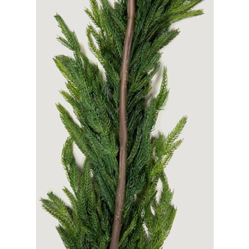 Afloral Norfolk Pine Garland 15 Ft for Stylish Decor