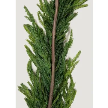 Afloral Norfolk Pine Garland 15 Ft for Stylish Decor