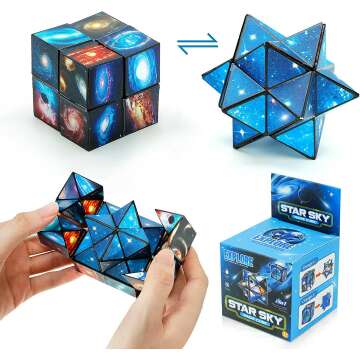 Star Cube Vcall 2-in-1 Infinity Fidget Toy