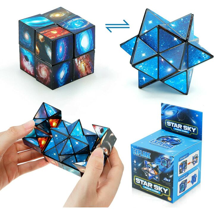 Star Cube Vcall 2-in-1 Infinity Fidget Toy