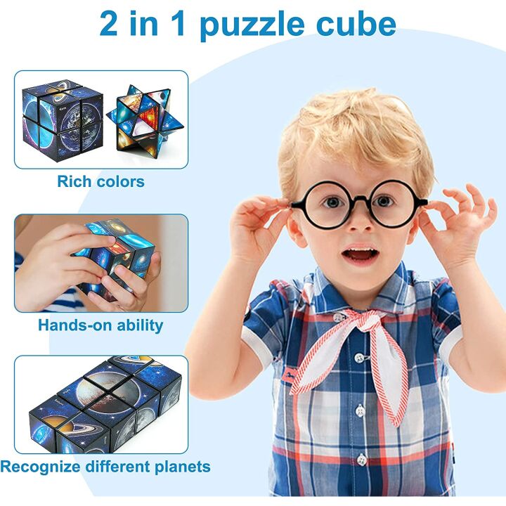 Star Cube Vcall 2-in-1 Infinity Fidget Toy