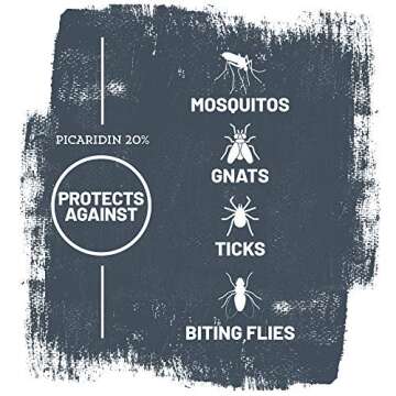 Ranger Ready Picaridin Insect Repellent in Assorted Scents - 20% Picaridin Tick Spray and Mosquito Repellent - Travel Size Bug Spray, Assorted Scents, 3.4 Oz (Pack of 3)