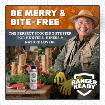 Ranger Ready Picaridin Insect Repellent in Assorted Scents - 20% Picaridin Tick Spray and Mosquito Repellent - Travel Size Bug Spray, Assorted Scents, 3.4 Oz (Pack of 3)