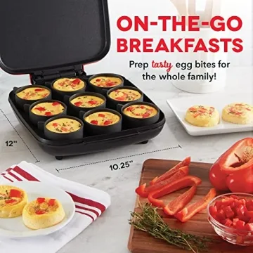 Dash Family Size Egg Bite Maker - Quick, Healthy Breakfasts!