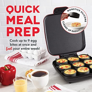 Dash Family Size Egg Bite Maker - Quick, Healthy Breakfasts!