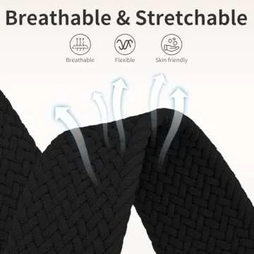 Chinber Braided Apple Watch Band with Magnetic Clasp