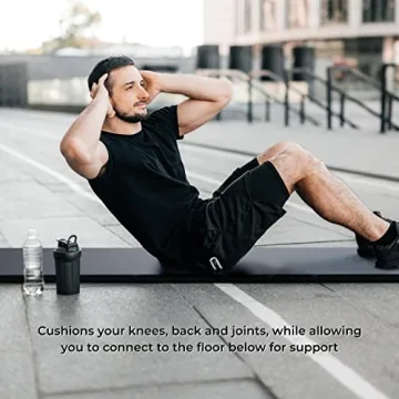 HemingWeigh Extra Thick Yoga Mat for Comfortable Workouts