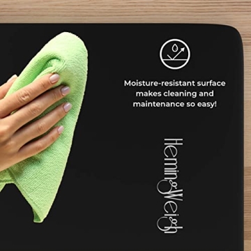 HemingWeigh Extra Thick Yoga Mat for Comfortable Workouts