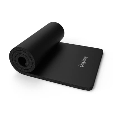HemingWeigh Extra Thick Yoga Mat for Comfortable Workouts