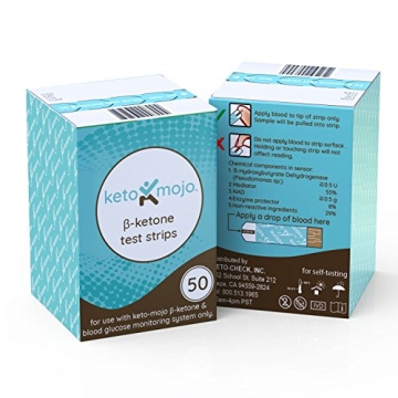 Keto-Mojo 50 Blood Ketone Test Strips for Optimal Health