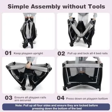 BABY JOY 5 in 1 Pack and Play for All-in-One Convenience