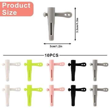 KINBOM 10pcs Headphone Cord Protector, Wired Headphone Cord Protector Data Cable Winder Cable Protec...