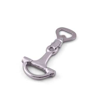 Arthur Court Sleek Aluminum Equestrian Bit Bottle Opener, 5.5 Inches Polo Style, Strong & Easy to Use - Unique Camping Gifts, Perfect for Horse Riders, Cowboys, Cowgirls - Ideal Father's Day
