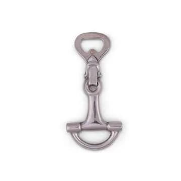 Arthur Court Sleek Aluminum Equestrian Bit Bottle Opener, 5.5 Inches Polo Style, Strong & Easy to Use - Unique Camping Gifts, Perfect for Horse Riders, Cowboys, Cowgirls - Ideal Father's Day