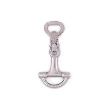 Arthur Court Sleek Aluminum Equestrian Bit Bottle Opener, 5.5 Inches Polo Style, Strong & Easy to Use - Unique Camping Gifts, Perfect for Horse Riders, Cowboys, Cowgirls - Ideal Father's Day