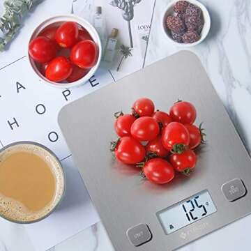 Etekcity Food Kitchen Scale, Digital Grams and Ounces for Weight Loss, Baking, Cooking, Keto and Mea...