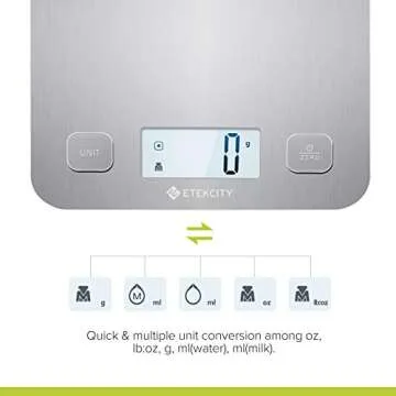 Etekcity Digital Kitchen Scale for Accurate Cooking and Baking