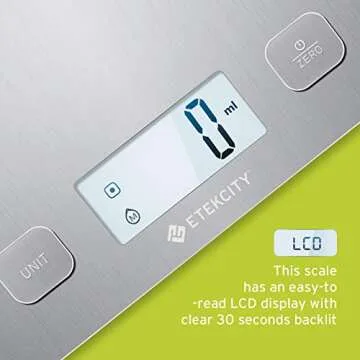 Etekcity Digital Kitchen Scale for Accurate Cooking and Baking