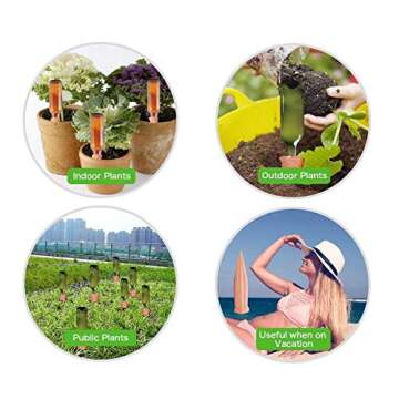 Self-Watering Terracotta Stakes for Thriving Plants