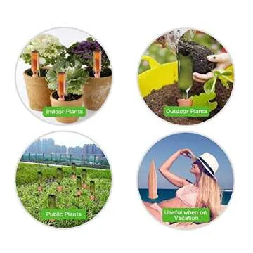 Self-Watering Terracotta Stakes for Thriving Plants