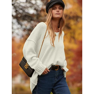 Oversized Casual Pullover Sweater for Women | ANRABESS
