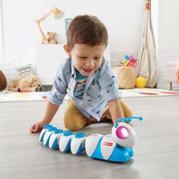 Fisher-Price Think & Learn Code-a-Pillar Twist preschoolers can Practice Their Problem-Solving Skill...