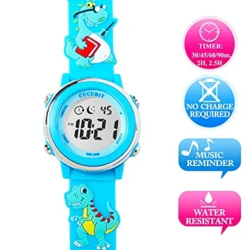 CUCUBIT Potty Training Watch for Kids with Long Battery Life