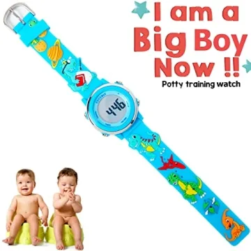 CUCUBIT Potty Training Watch for Kids with Long Battery Life