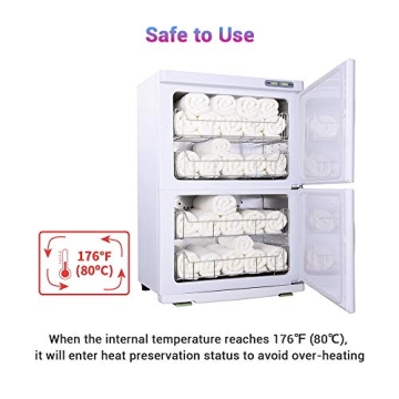 BYOOTIQUE Hot Towel Warmer Cabinet - 46L Capacity