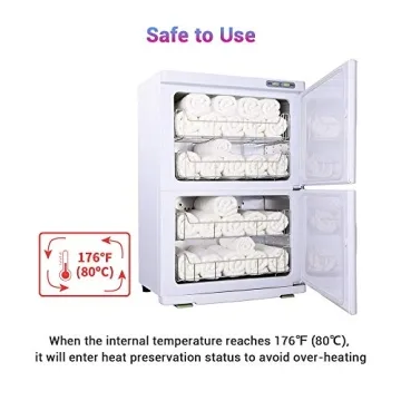 BYOOTIQUE Hot Towel Warmer Cabinet - 46L Capacity