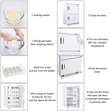 BYOOTIQUE Hot Towel Warmer Cabinet - 46L Capacity