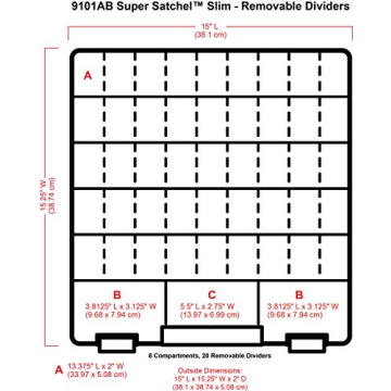 ArtBin Super Satchel Slim Storage Case for Crafters