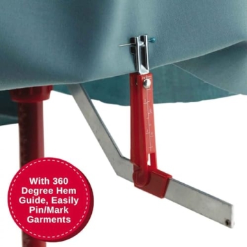 SINGER Adjustable Red Dress Form for Sizes 4-10