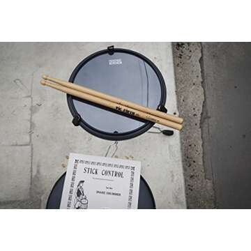 Premium 12-inch 4-in-1 Practice Drum Pad for Drummers