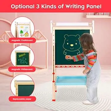 Art Easel for Kids - Double-Sided with Accessories