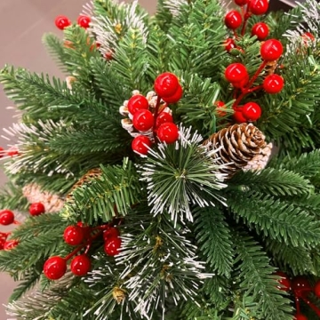 Christmas Tree Urn Filler with Lights - Juegoal