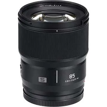 Panasonic S-S85 LUMIX S 85mm F1.8 Lens for Smooth Portraits