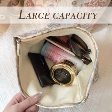 Sminra Makeup Bag Large Cute Organizer for Women