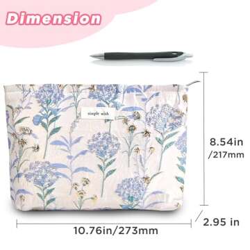Sminra Makeup Bag Large Cute Organizer for Women
