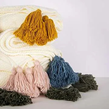 Best Home Fashion Knit Throw - Cozy & Stylish Design