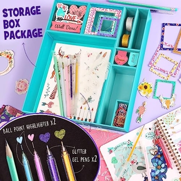 DIY Journal Kit for Girls - Creative 150+Pcs Gifts