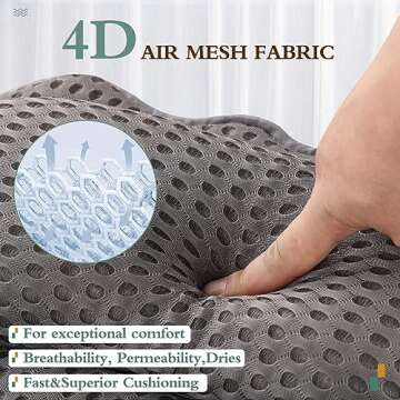 Ergonomic Luxury Bath Pillow for Ultimate Comfort