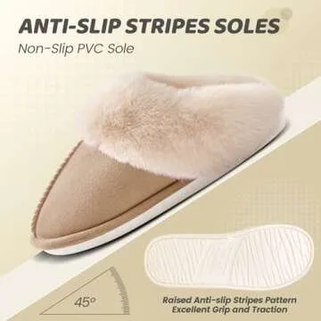 WATMAID Women's Memory Foam Slippers for Cozy Comfort